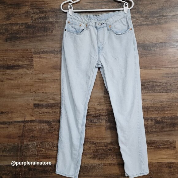 Levi's Jeans 31x32 Measures 30x31 Slim Fit 511 Light Wash Hipster Streetwear - Picture 1 of 12